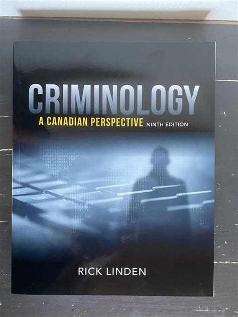 Criminology A Canadian Perspective 9th Edition Classifieds For Jobs Rentals Cars Furniture