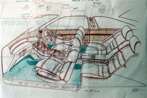 Rover 800 Interior drawings & prototypes - AROnline