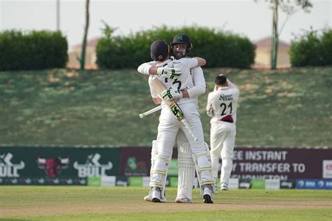 Andy Balbirnie Celebrates The Winning Run With Lorcan Tucker