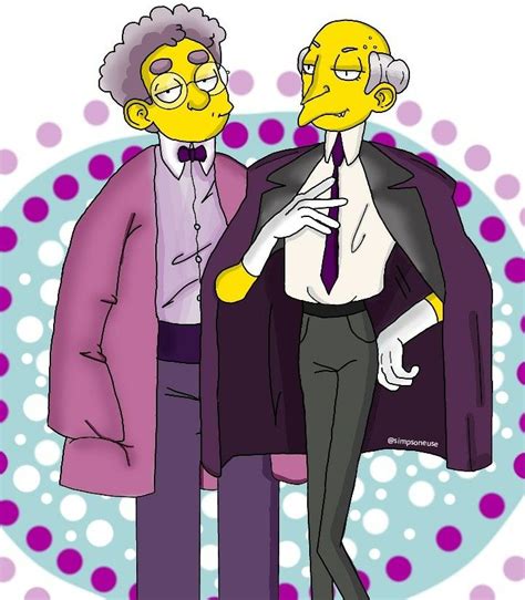 Burns And Smithers Fan Art