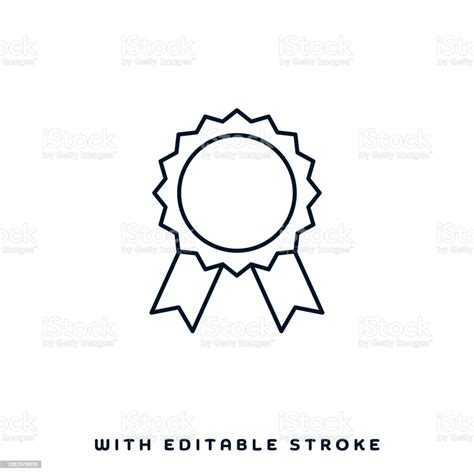 Badge Of Honor Vector Icon Design Stock Illustration Download Image