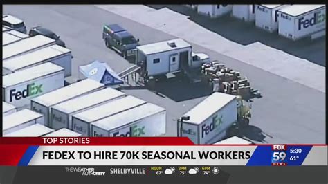 Fedex Hiring 70000 Seasonal Workers Youtube