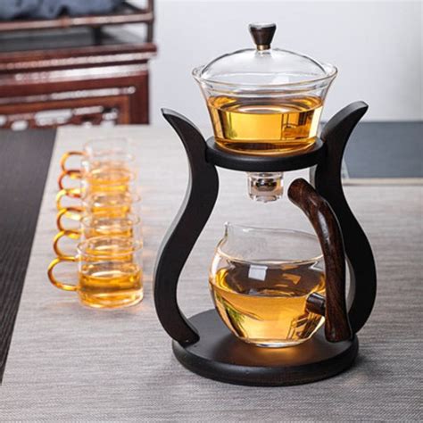 Magnetic Tea Brewing Kung Fu Cup Maker Glass Set Magnetic Simplicity