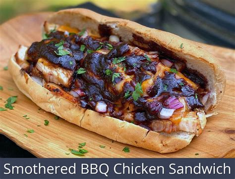 Smothered BBQ Chicken Sandwich Recipe | SnS Grills