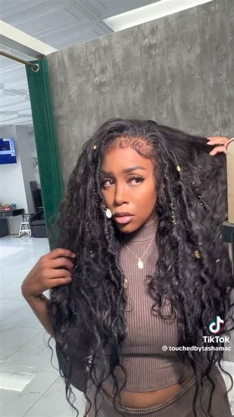 Mermaid Wig Experimental Hair Ideas For Black Women Faux Locs And Wig