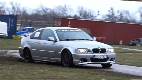 Krzysztof Leszczynski BMW E46 II SuperOES Tor Poznań 25 02 2023