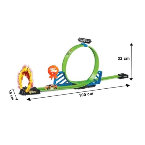 Pista De Carrinho Neon Looping Para Carrinho Whells Polibrinq Submarino