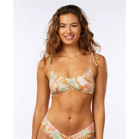 Jual Rip Curl Rip Curl Always Summer Bralette Bikini Top Gold Original