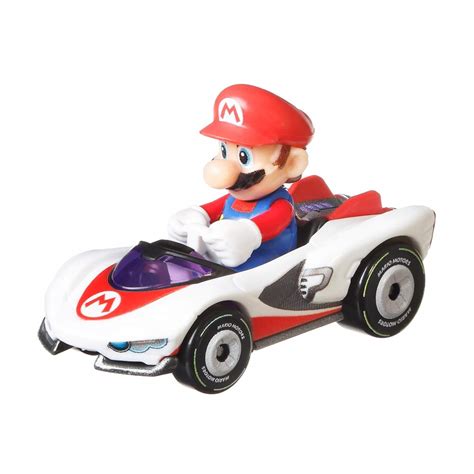 Hot Wheels Mario Kart Karakter Araçlar Mario P Wing Kart GBG25 GJH62