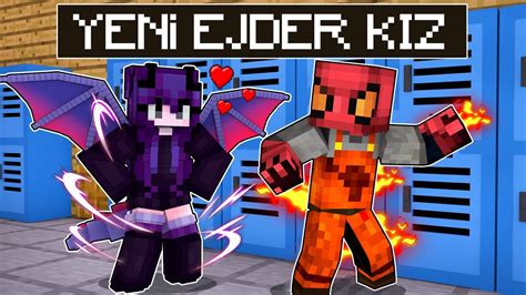 FAKİRİN SÜPER GÜÇLÜLER OKULUNA EJDER KIZ GELDİ Minecraft YouTube