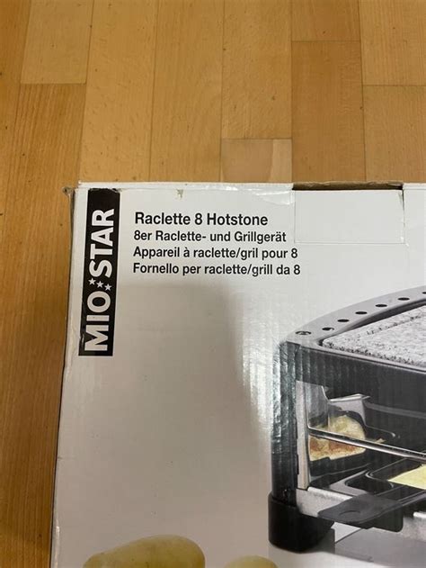 Mio Star Raclette Ofen Mit Hotstone 8 Personen Kaufen Auf Ricardo