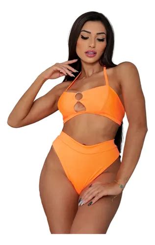 Biquini Feminino Hot Pants Suplex Argola De Amarrar Praia Mercadolivre