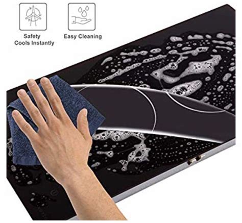 NOXTON 2 Zone Domino Ceramic Hob Cooker Built In 30cm Electric Hobs Black Glass Hot Plate