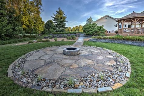 Fire Pit And Flagstone Sitting Area Fire Pit Bird Bath Flagstone