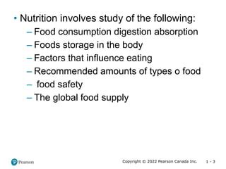 Nutrition Chapter1 | PPT 