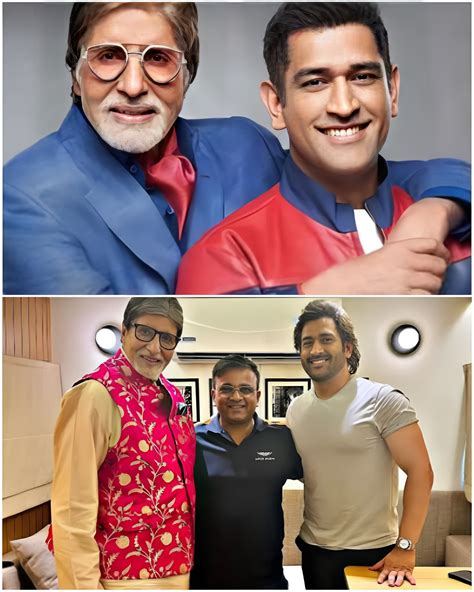 Dhoni fanns - Ms dhoni with amitabh bachchan 😍 | Facebook