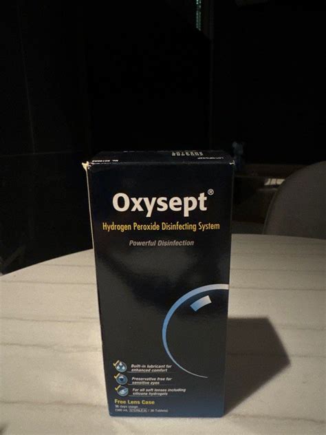 Oxysept Hydrogen Peroxide Disinfecting System Beauty Personal Care