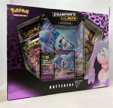 Pokemon Ccg Champions Path Hatterene V Collection Box Set Factory Sealed 2020 4501 Picclick Ca