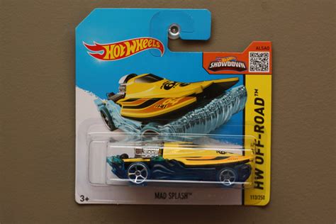 Hot Wheels Hw Off Road Mad Splash Yellow Blue Treasure Hunt