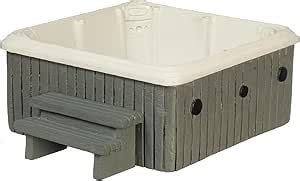 Amazon Melody Jane Dolls Houses Dollhouse Hot Tub Grey Garden Spa Miniature Outdoor
