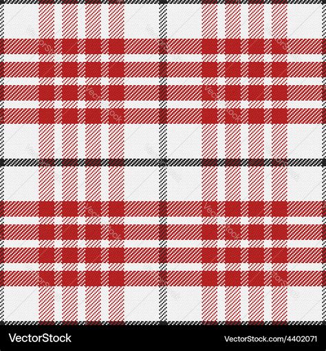 Seamless Red Pattern Scottish Tartan Royalty Free Vector