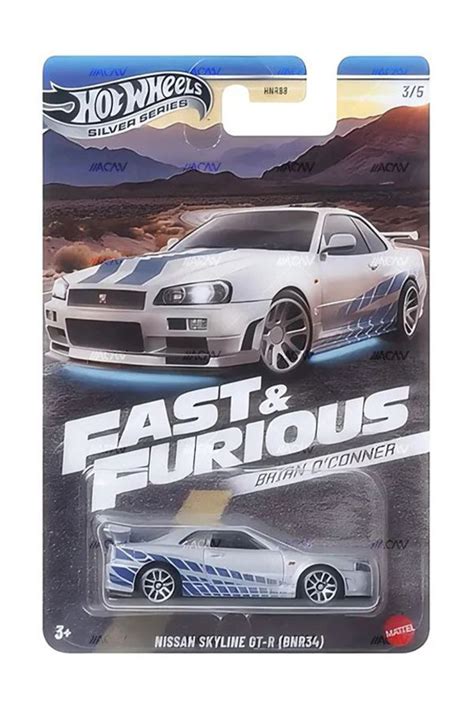 Hot Wheels Brian O Conner Hot Wheels Nissan Skyline Gt R Bnr