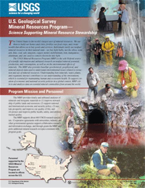 USGS Fact Sheet 2007 3035 U S Geological Survey Mineral Resources