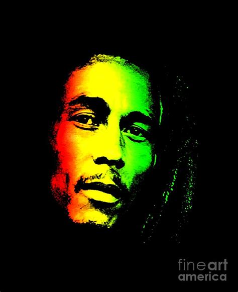 Bob Marley Digital Art By Shirleee Shana Fine Art America