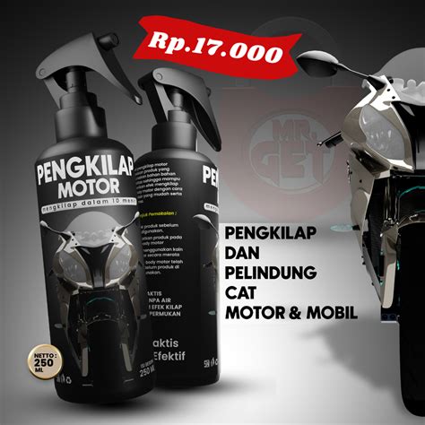 Jual Cairan Pengkilap Body Motor Nano Coating Tahan Lama Perawatan Cat