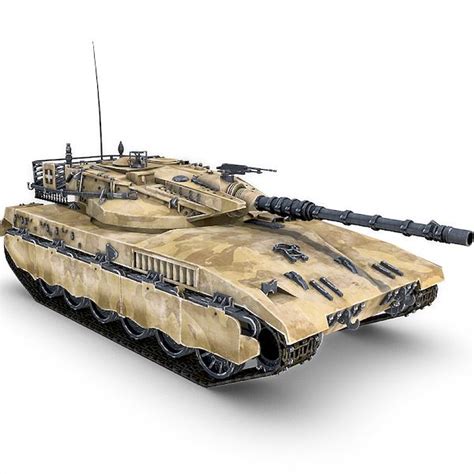 Tank Merkava 3D Model $29 - .fbx .obj .unitypackage - Free3D