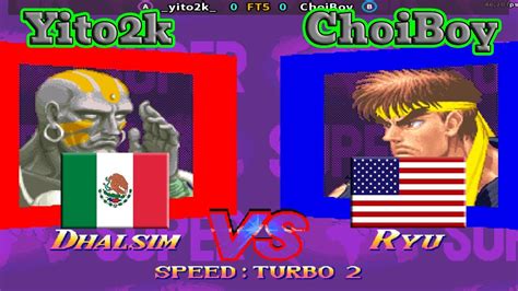 Super Street Fighter II X Grand Master Challenge Yito2k Vs ChoiBoy