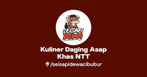 Kuliner Daging Asap Khas NTT Instagram Linktree