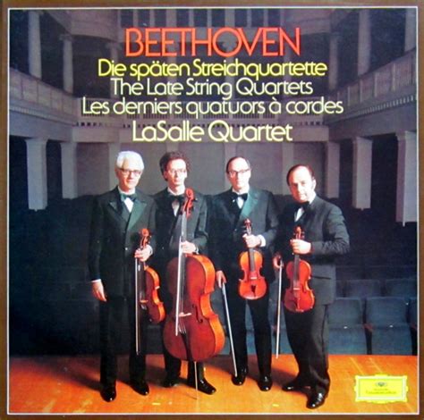 Beethoven Lasalle Quartet Späten Streichquartette The Late