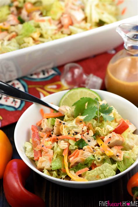 Thai Chicken Chopped Salad With Peanut Dressing Recipe Cucina De Yung