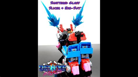 Transformers Shattered Glass Slicer And Exo Suit Deluxe Baldwin Reviews Youtube