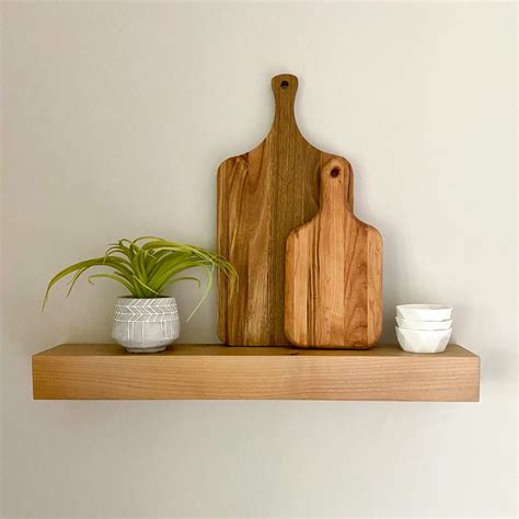 Contemporary Rustic Floating Shelves // Floating Shelves // - Etsy