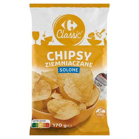 Carrefour Classic Chipsy Ziemniaczane Solone 170 G Zakupy Online Z