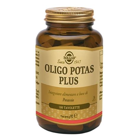 Solgar Oligo Potas Plus Tav Econviene It