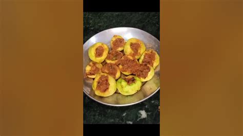 Bharwa Tinde Recipe भरवा टिंडे की सब्जी Shorts Video Youtube