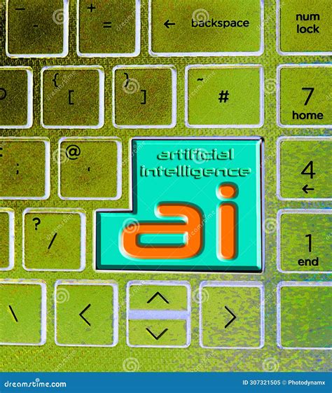 Ai Artificial Intelligence Icon Computer Communications Typing Keyboard