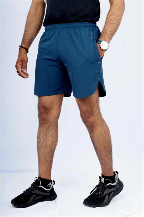 Solid NS LYCRA SHORTS BLUE COLOR At Rs 249 In Bhopal ID 2851655611188