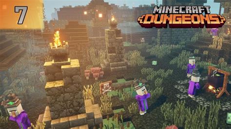 Minecraft Dungeons Nasser Sumpf Teil Nahkampf Minecraft Sumpf