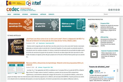 Cedec Recursos Educativos Abiertos Y Situaciones De Aprendizaje