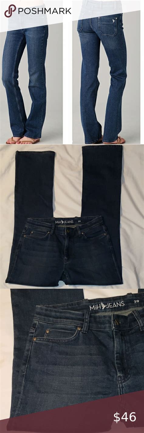 Mih Jeans The London Mid Rise Subtle Bootcut 29 Mih Jeans Types Of