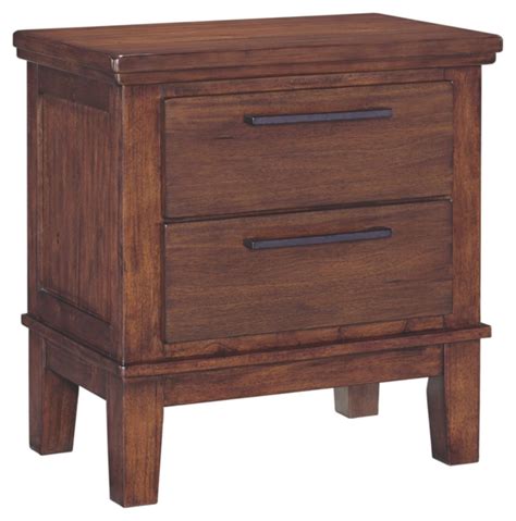 Signature Design Ralene Two Drawer Night Stand Ashley Furniture B594