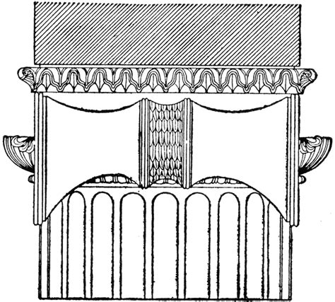 Greek Ionic Order (Side View) | ClipArt ETC