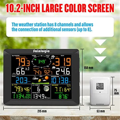 Sainlogic Professional WiFi Weather Station With Outdoor Sensor