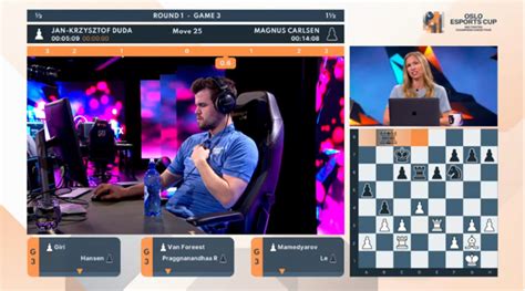 Gi I C Vua Meltwater Champions Chess Tour Oslo Esports Cup Day