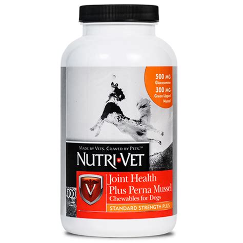 Жевательные таблетки с глюкозамином, мидиями, МСМ для собак Nutri-Vet ...