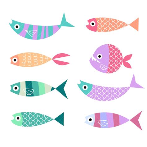 Colorful Fish Clipart